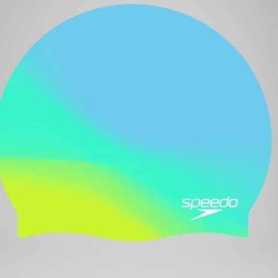 Speedo Swimming Junior Multi Colour Silicone Cap - Blue Blue